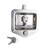 Locking Stainless Steel T-Handle Flush Latch L4080