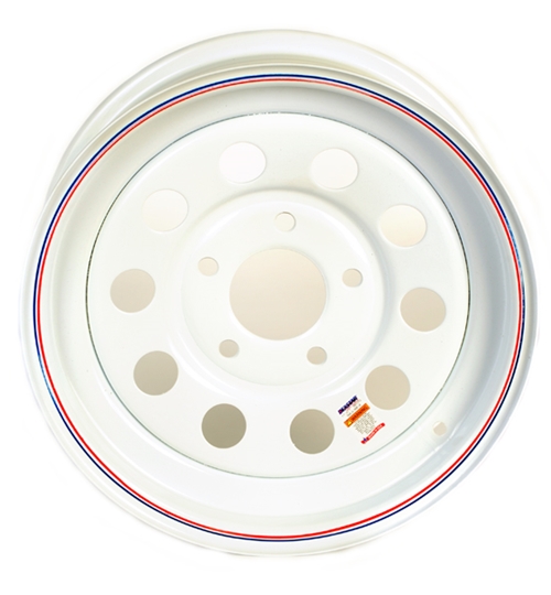 Dexstar 15 x 5 White Mod Wheel 550 17-377-7