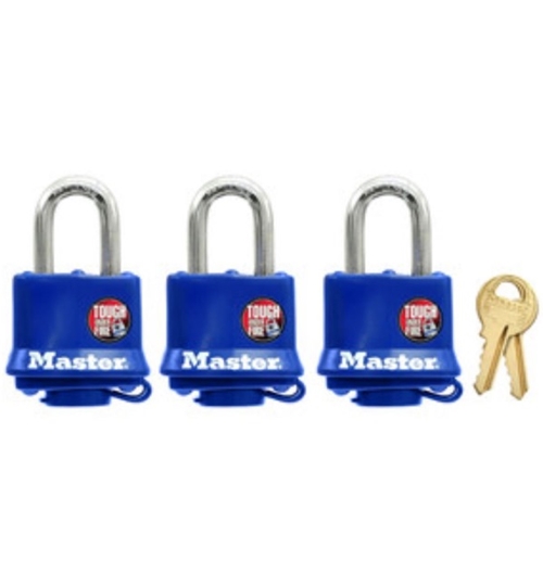 keyed alike padlocks 3 pack