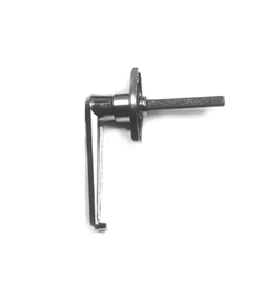 Non-Locking "L" Style Door Handle With 2 1/2in Long Shaft 277