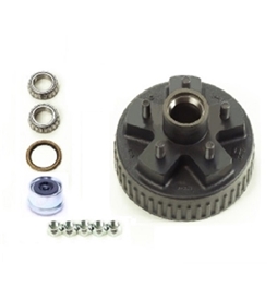Dexter 5 on 4.5in E-Z Lube Hub & Drum Kit For 2K Axles w/1 1/16in Spindles 8-257-5UC3-EZ