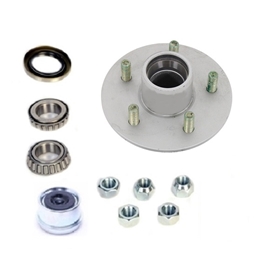 Dexter 5 on 4.5in E-Z Lube 6.5in Flange Galv Hub Kit 1 1/16in Spindle For 2K Axles 8-258-50UC1-EZ