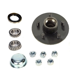 Dexter 5 on 4.5in Standard 6.5in Flange Hub Kit 1in Spindle For 2K Axles 8-258BTUC1