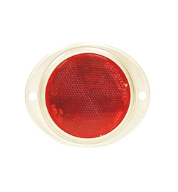 Peterson Red Reflector w/Aluminum Bracket B472R