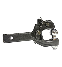 Wallace Forge Combination Pintle Hook And 2in Ball Hitch For 2in Receiver DPR2000
