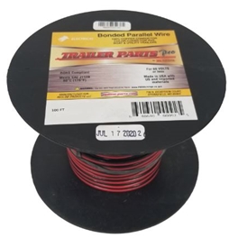 Wire, 14ga Red & Black 2 Wire Bonded 100ft WB24-011