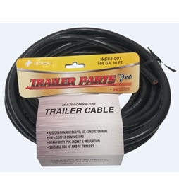 Wire, 14ga 6 Wire Trailer Cable 30ft WC64-001