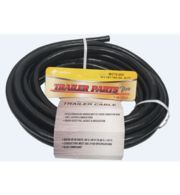 Wire, 14ga 7 Wire Trailer Cable 4-14ga, 2-10ga, 1-12ga 30ft WC74-002