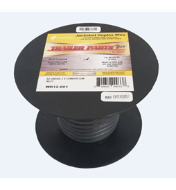 WIRE, AUTO DUPLEX 12GA 2-WIRE 30' BLACK WHITE WD12-001