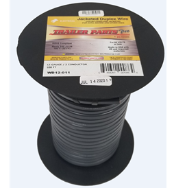 WIRE, AUTO DUPLEX 12GA 2-WIRE 100' BLACK WHITE WD12-011