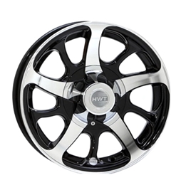 Hispec Wheel 15 x 6 Aluminum Series 8 Wheel 655 WH156-608AB