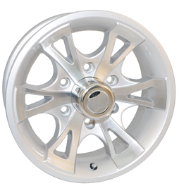 Tredit 16 x 6 Aluminum Wheel 655 1411 Series Silver WH166-6A-1411S