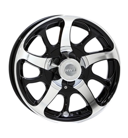 Hispec Wheel 16 x 6 Aluminum Series 8 Wheel 865 WH166-808AB