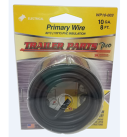 10ga Black Wire 8ft WP10-003