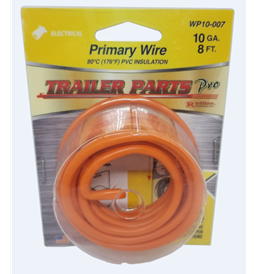 10ga Orange Wire 8ft WP10-007