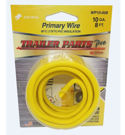 10ga Yellow Wire 8ft WP10-008