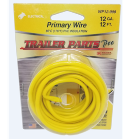 12ga Yellow Wire 12ft WP12-008