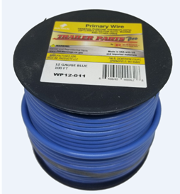 12ga Blue Wire 100ft WP12-011