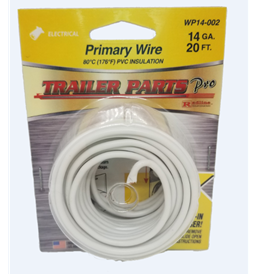 14ga White Wire 20ft WP14-002