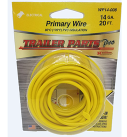 14ga Yellow Wire 20ft WP14-008