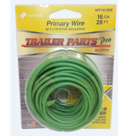 16ga Green Wire 28ft WP16-006