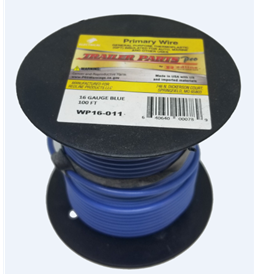 16ga Blue Wire 100ft WP16-011