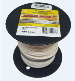 16ga White Wire 100ft WP16-012