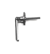 Non-Locking "L" Style Door Handle With 2 1/2in Long Shaft 277