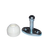 2 1/2in Door Holder With Nylon Socket & Metal Plunger DH605