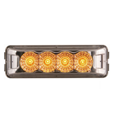 Optronics Amber Thinline LED Miroflex Clearance/Marker Light w/ Clear Lens MCL-63CAB