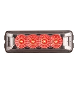 Optronics Red Thinline LED Miroflex Clearance/Marker Light w/ Clear Lens MCL-63CRB